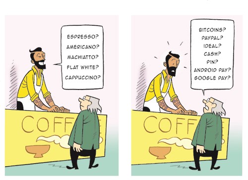aantal betaalmethoden gaat snel toenemen