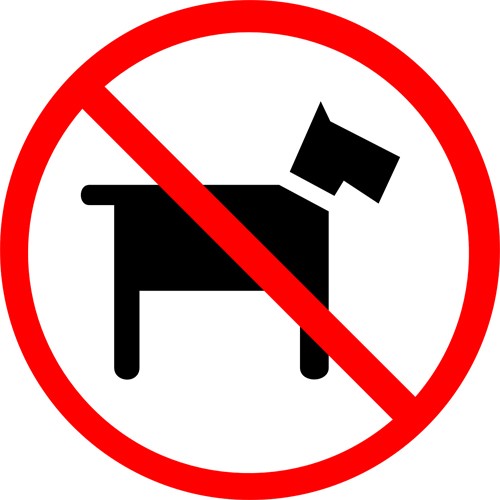 verboden voor honden-500