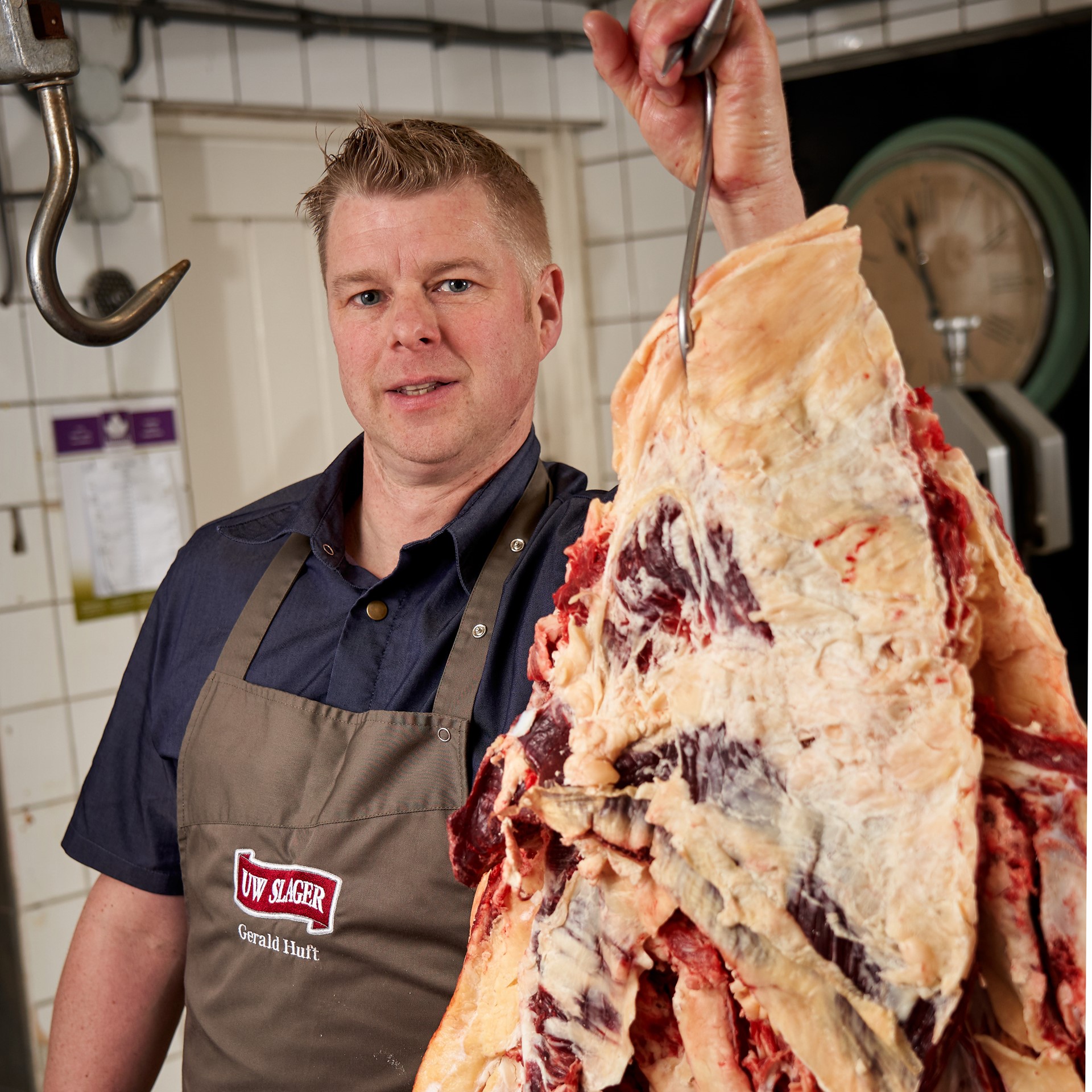 Gerald Huft blok Slagers in beeld