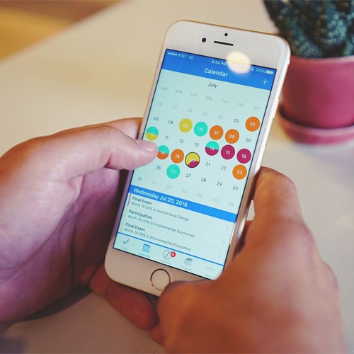 agenda op telefoon-500