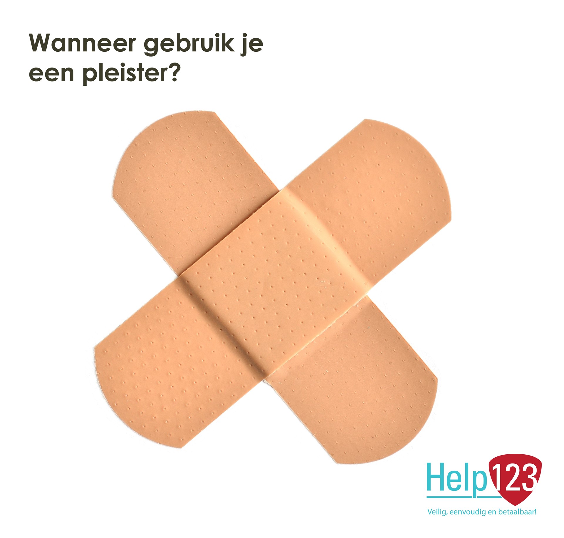 help123-kruis van pleisters