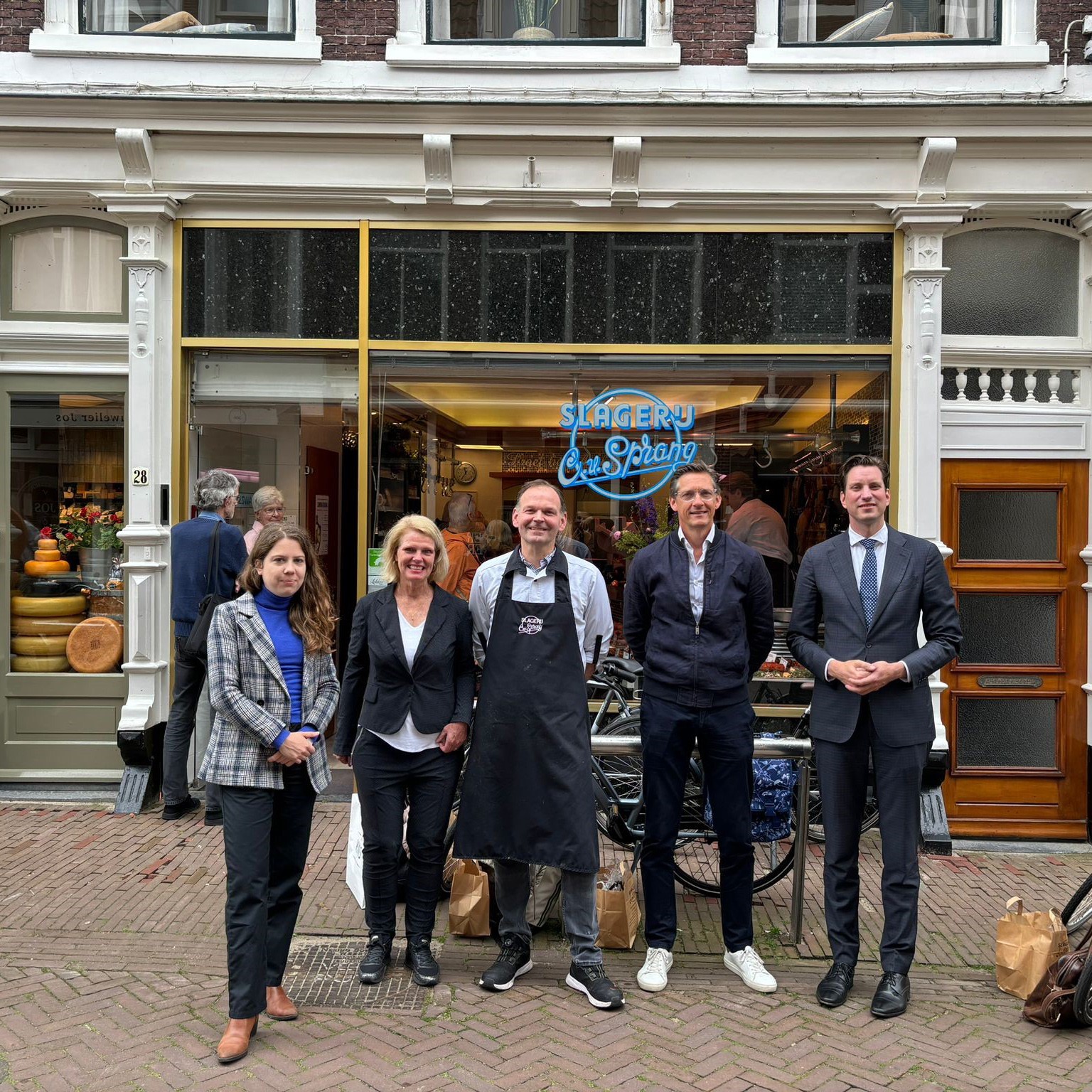 Marian bezoek aan Cor van Sprang en Eerdmans en Michiel Hoogeveen 500x