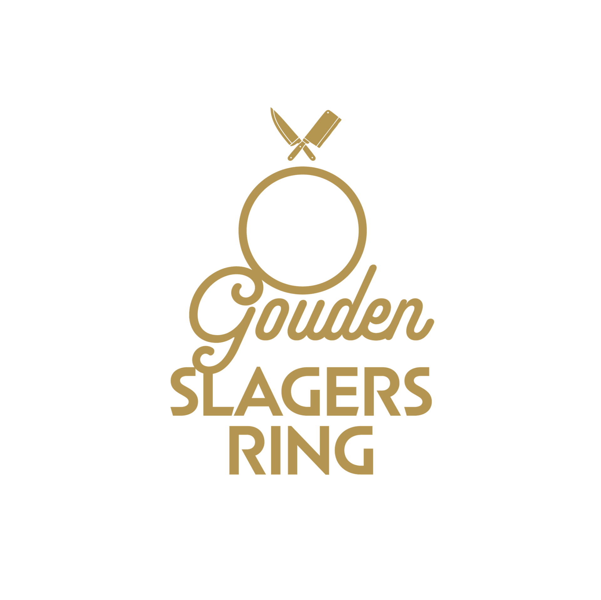 Logo gouden slagersring