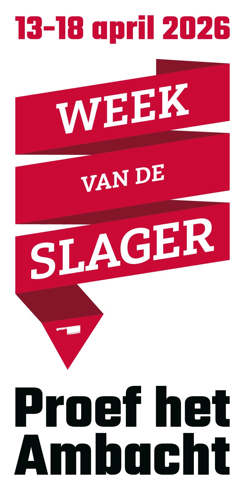 logo Week van de Slager 13-18 april 2026 Proef het