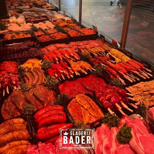 Barbecue bij slagerij Bader